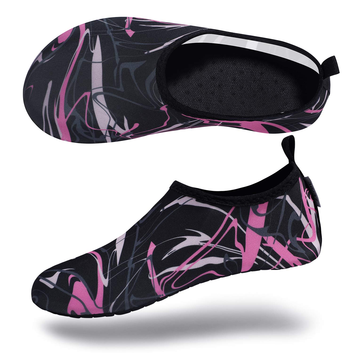 VIFUUR Water Sports Unisex Shoes Graffiti Pink - 9-10 W US / 7.5-8.5 M US (40-41)