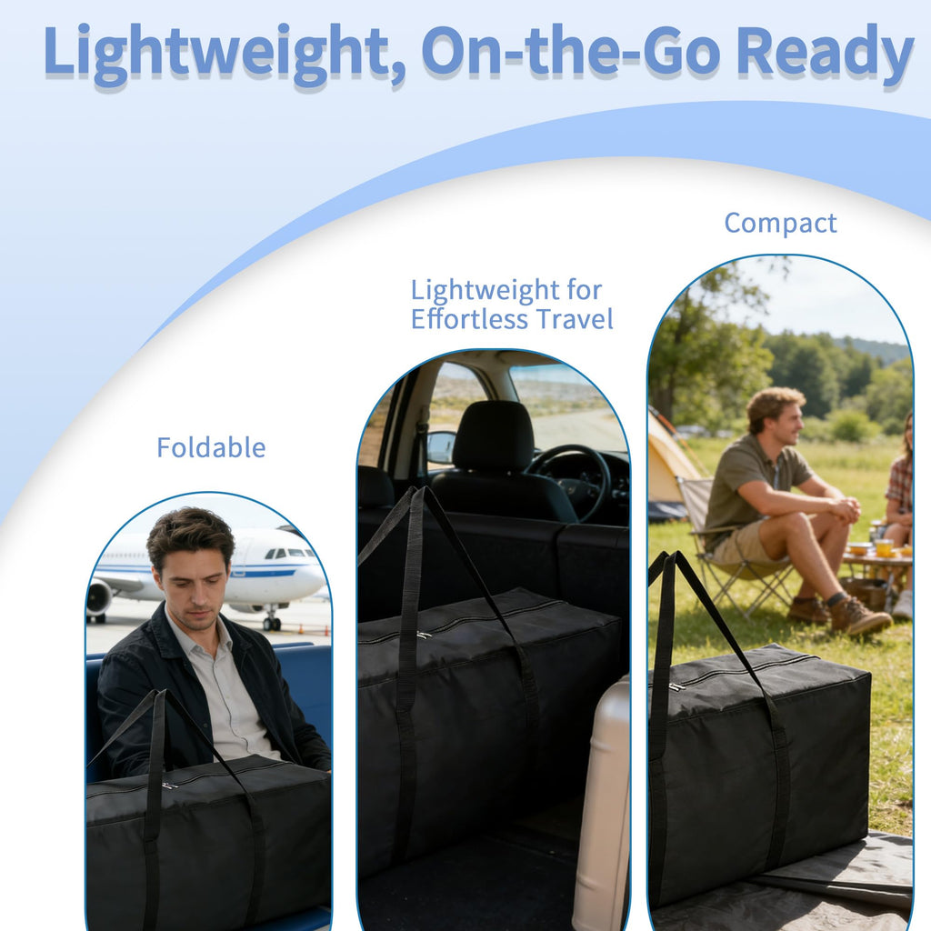 Carrying Bag Compatible with Graco Pack n Play, Foldable Nylon Replacement Travel Carrying Case, Lightweight Waterproof Storage Bag for Airplane Train Travel