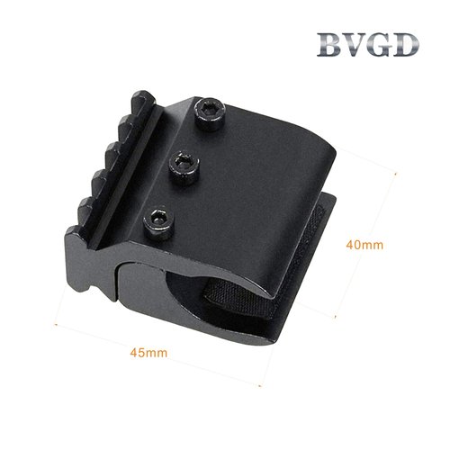 BVGD Flashlight/Laser Sight Barrel Clamp Mount Weaver Base Adapter