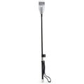 Fifty Shades of Grey Sweet Sting Riding Crop - 24 Inch Leather Riding Crop for Spanking - Soft Rubber Handle & Braided Stem - Black/Silver