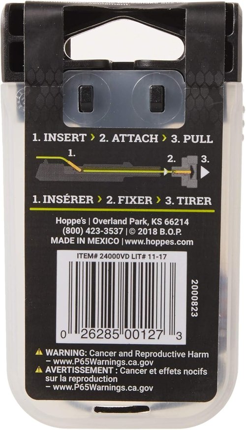 Hoppe's Boresnake® Viper Pistol Cleaner - T-Handle Design for Effortless Cleaning