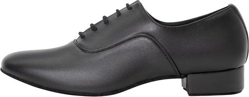 Linodes Men's Latin Dance Shoes - 1 Inch Leather Sole for Ballroom, Salsa, Tango & Waltz