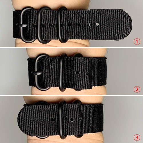 C2D JOY Canvas Nylon Band Compatible with Garmin Lily 2/Lily 2 Active Replacement Band Smart Watch band for Women-Silver Black