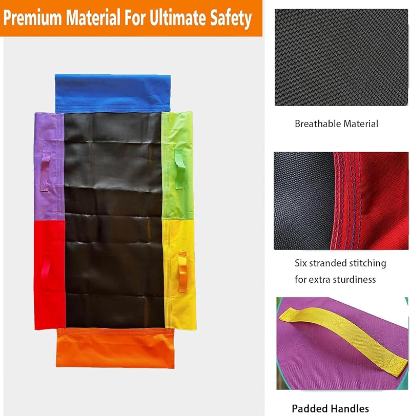 Colorful 60 Inch Platform Swing Replacement Fabric Cover - 700 lb Capacity with Handles (Variation: Colorful+60 inch)