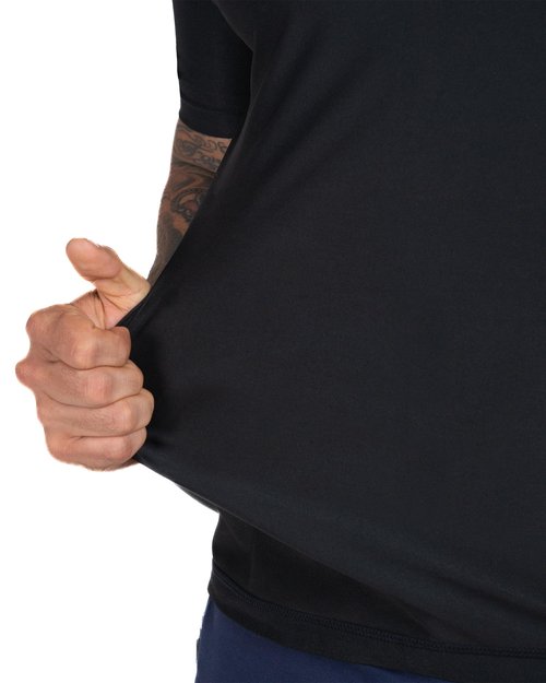 Kewlioo Sauna Shirt for Men - Heat Trapping Sweat Vest, Sauna Suit For Men, Compression Workout Sweat Suit for Gym, Workouts (Black, XL)