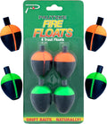 Pautzke Bait Fire Floats - Durable Two-Tone Trout Fishing Bobbers for Creeks & Lakes | Bulk Pack Options