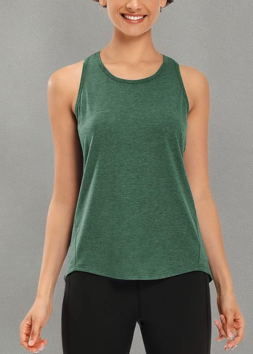 Muzniuer Women's Yoga Tank Tops - Sleeveless Athletic Workout Shirts | Comfortable Gym Wear