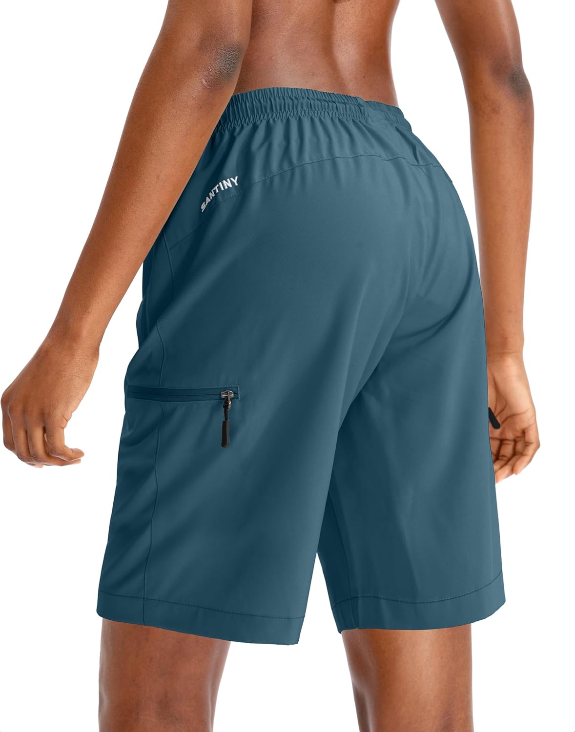 SANTINY Women's Hiking Cargo Shorts - Quick Dry, Lightweight Summer Shorts with Zipper Pockets | Available in 5'', 7'', 9'' Sizes