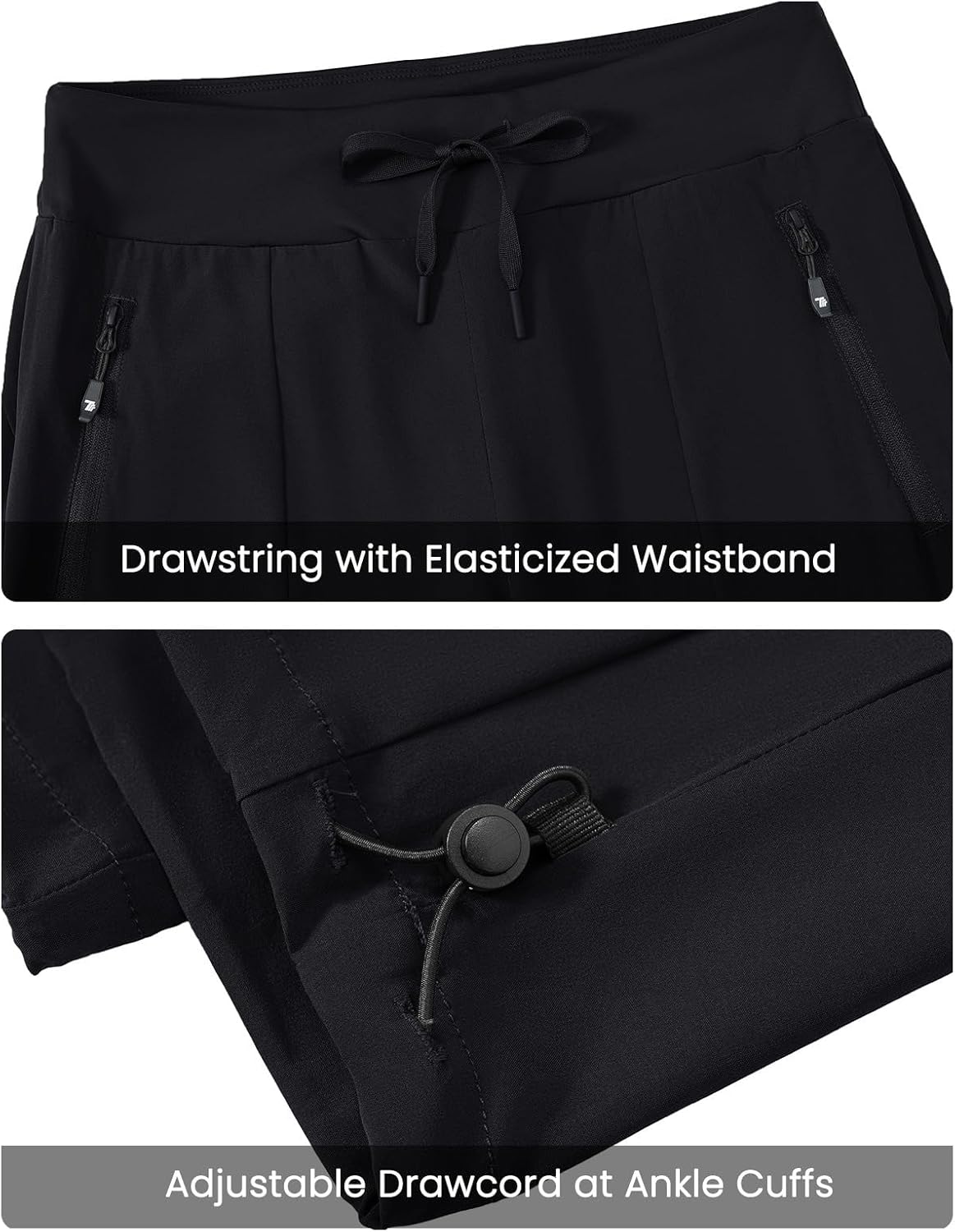 TBMPOY Women's Hiking Pants - Lightweight, Water-Resistant, Quick-Dry with Zipper Pockets | Casual Travel Wear