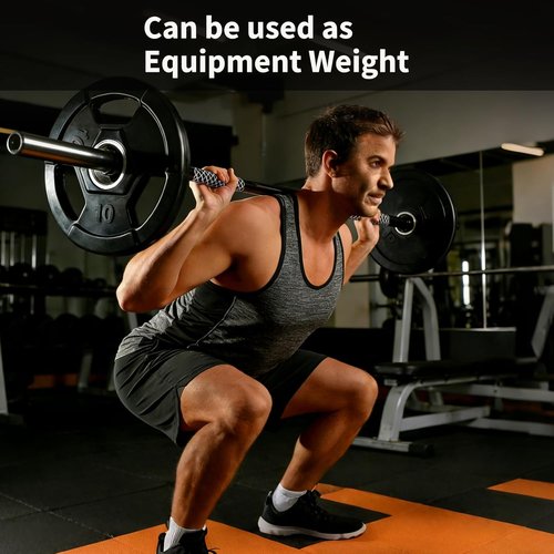 Garvee Olympic Weight Plates - Rubber Encased Iron, Low Noise & Floor Protection, 10-55 lbs