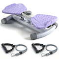 Reinforced Structure Waist Twister Machine Exercise, Ab Twist Board 440 lbs Weight Capacity for Slim Waist and Core, with Smart LED Digital Display Track Time, Reps, Calories for Women (Lavender)