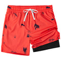 XOMZG Men's Swim Trunks，Mesh Lining Quick Dry with Pockets Beach Shorts Hawaiian