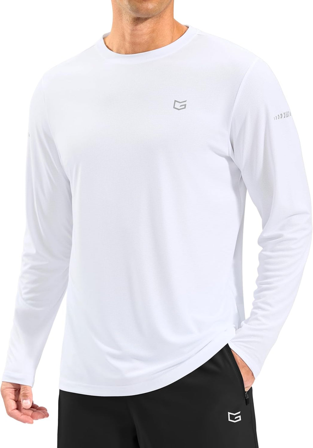 Skiennix Men's Long Sleeve UV Protection Shirt - Lightweight Cooling UPF 50+ Rash Guard