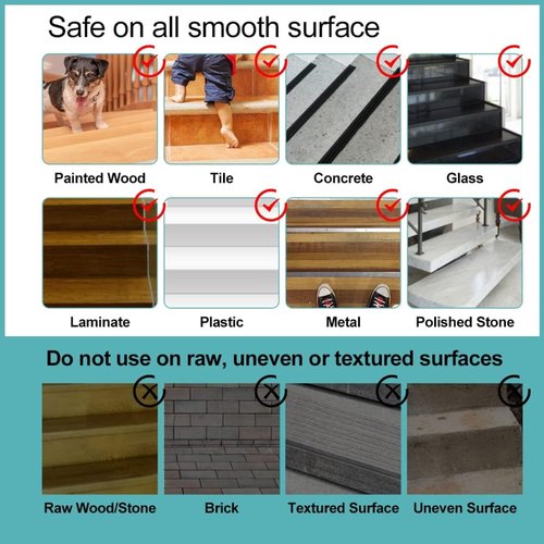 Farady Grip Tape Strong Adhesive Anti Slip Grip Tape Heavy Duty Non Skid Waterproof Safety Friction Tape for Stair, Ramps, Steps, Walkways, Floors, Indoor/Outdoor (Grey, 4in x 50ft), HB03390