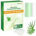 DooWee Aloe Vera Cracked Skin Patches - 50 Large Hydrating Bandages for Dry Heels & Hands | 3x2 Inch