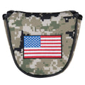 1pc USA Stars and Stripes Camouflage Golf Club Mallet Putter Head Cover