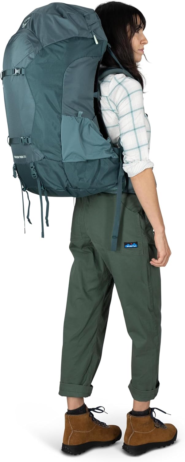 Osprey Fairview Trek Women's Travel Backpack - Versatile Hybrid Design with Internal Organization