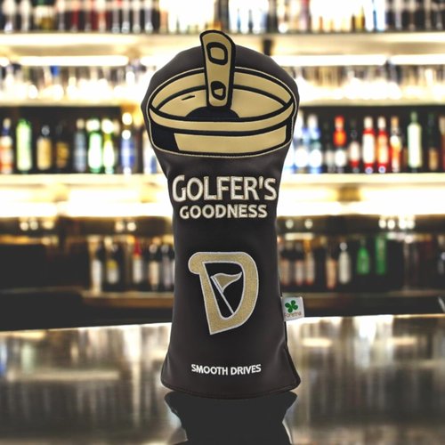 Foretra Driver Headcover - Golfers Goodness Beer Can Novelty Funny Golf Club Covers - Premium Quality Golfer Head Covers for Men Women Essential Golfing Accessory Universal Fit (Goodness)