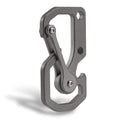 KeyUnity Titanium Carabiner Keychain Tool, 3 Functions in 1 Multitool for Everyday Carry (KU06)