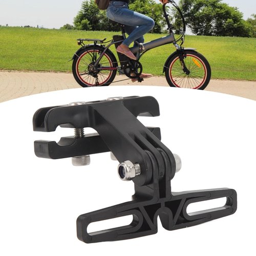 Cryfokt Electric Tail Light Bracket, ABS Stainless Steel Bike Rear , Secure Attachment, Tail Light Saddle Seat Mount Holder for Cycling Enthusiasts