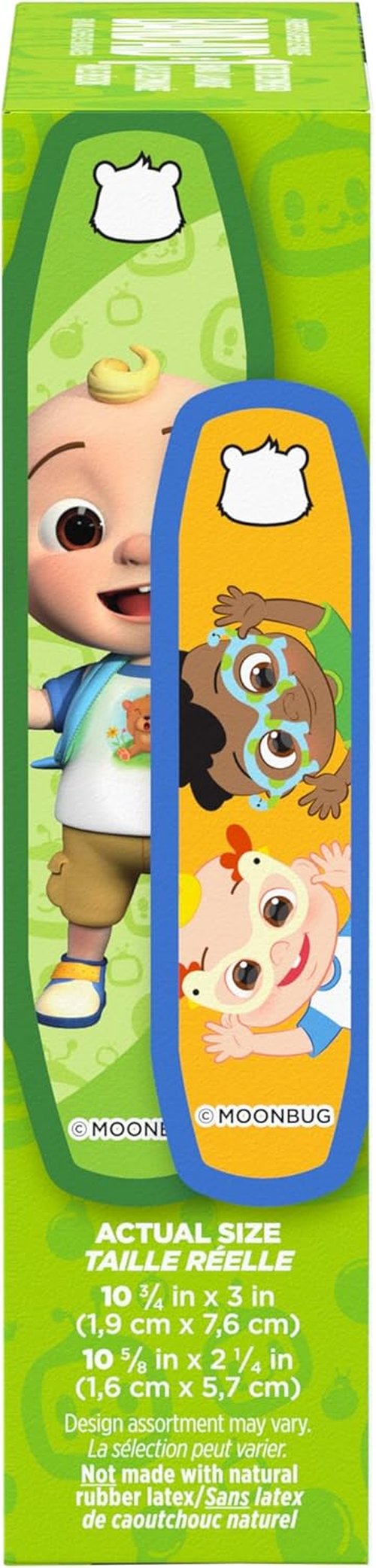 Band-Aid Brand First Aid Bandages - CoComelon Characters for Kids & Toddlers | Sterile, 20 Ct Assorted Sizes