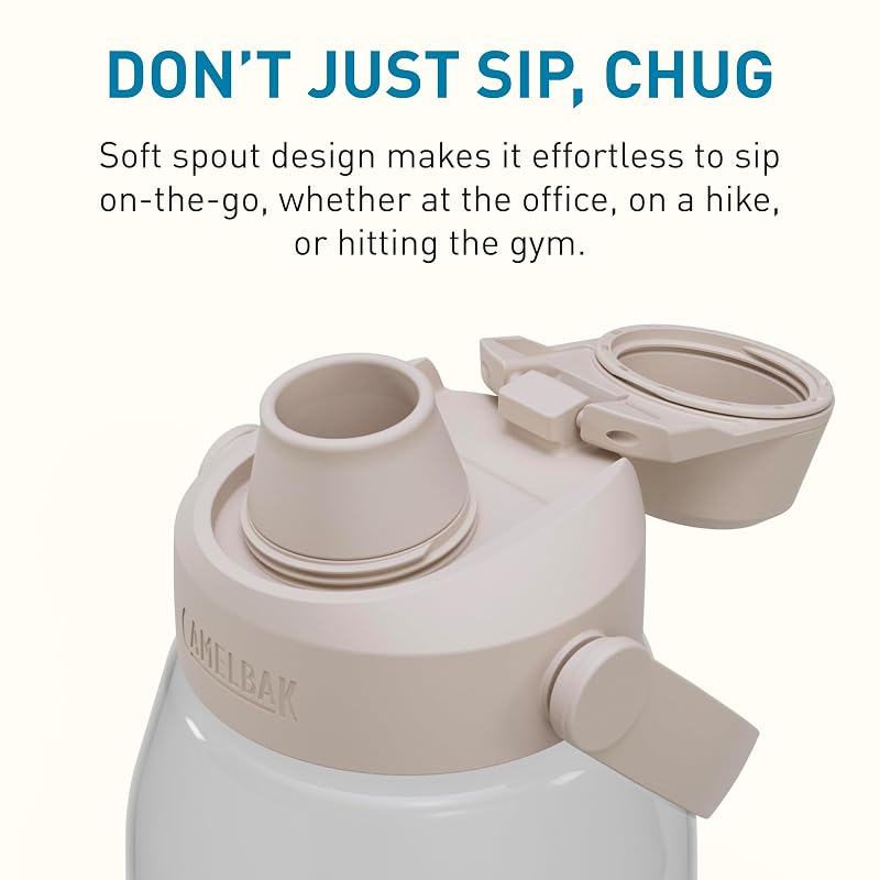 Thrive Chug Water Bottle 50oz - Clear by CamelBak (Variation: Clear 50 Ounces)