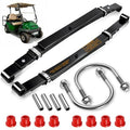 Cartalia Upgraded Heavy Duty Rear 4-Leaf Springs Kit for Club Car Precedent 2004-Up, Tempo & Onward 2017-Up Golf Cart Suspension with Bushings Sleeves U-Bolts Replace #102509301 102513001 Load Support