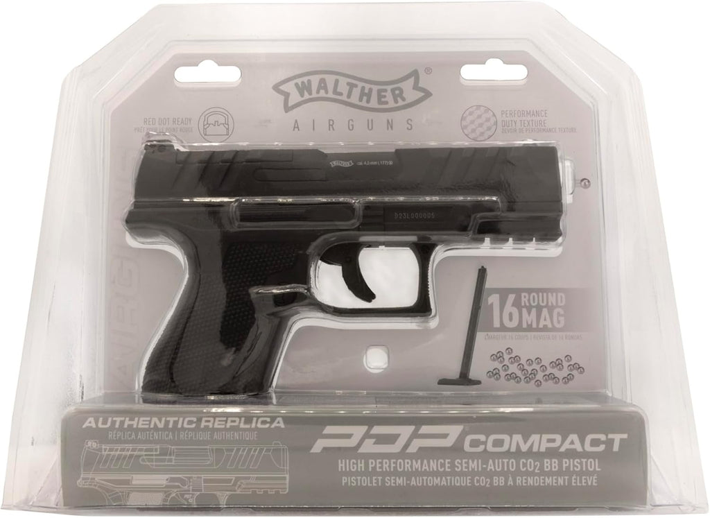 Walther PDP Compact BB Gun - .177 Caliber Air Pistol for Precision Shooting