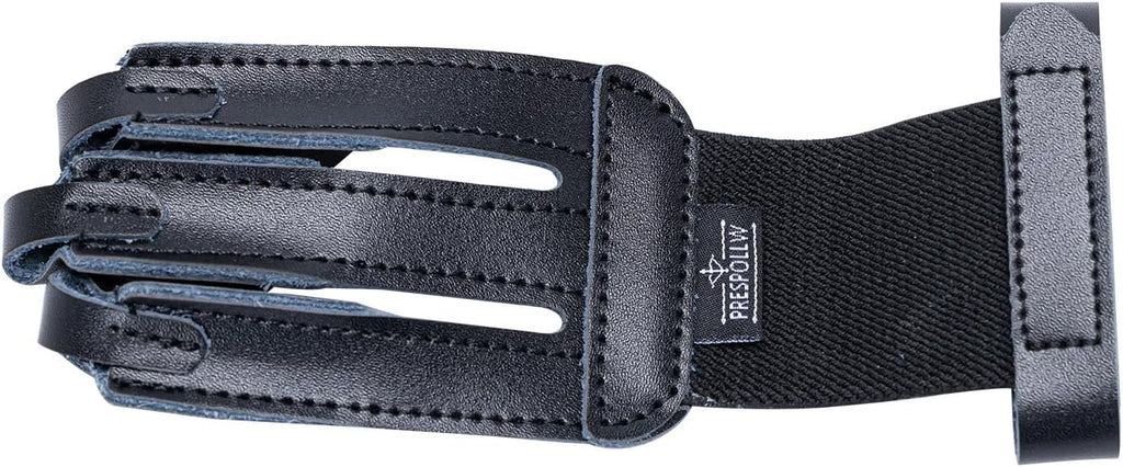 Skiennix 3-Finger Archery Glove - Durable Leather Finger Protector for Bow Hunting | Adjustable & Breathable Design