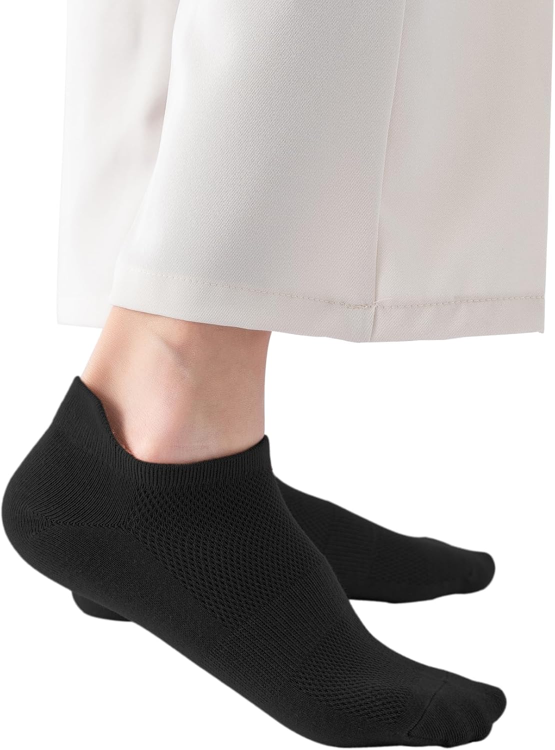 ACCFOD Women's Low Cut Athletic Running Socks - 6 Pairs with Comfort Tab