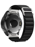 Nylon-Band for Garmin Fenix E/Fenix 8 AMOLED 47mm/Fenix 7/Fenix 7 pro/Fenix 6/Fenix 6 pro/Fenix 5/Fenix 5 Plus,Quickfit 22mm Adjustable Bands for Garmin Forerunner 935/945, Instinct,Approach S62/S60
