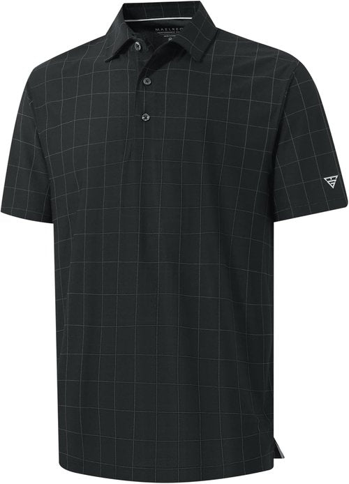 M MAELREG Men's Golf Polo Shirt - Lightweight, Moisture-Wicking, UPF 30+ | Short Sleeve Casual Fit