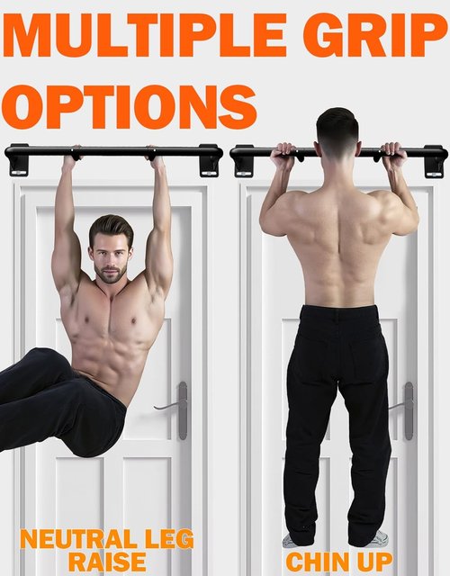Fitarc Joist Mount Pull Up Bar - Heavy Duty Steel Chin Up Bar for Home Gym | Ceiling & Wall Mount
