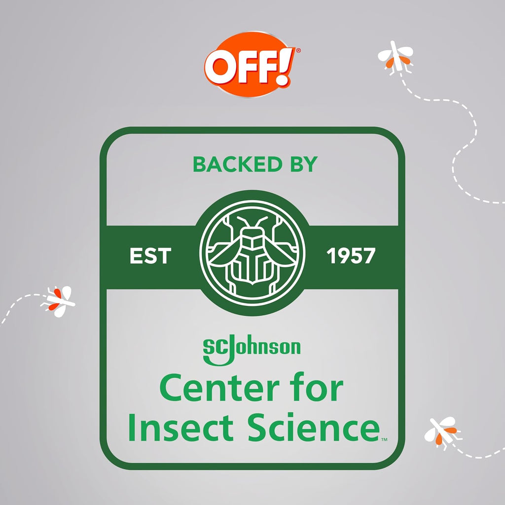 OFF! Deep Woods Mosquito Repellent Wipes - Long-Lasting Protection | 12 Individually Wrapped Wipes