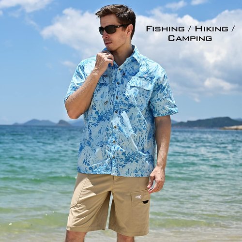 KastKing Rekon Men's Fishing Cargo Shorts - Quick Dry Casual Hiking & Tactical Gear | Versatile Travel Wear