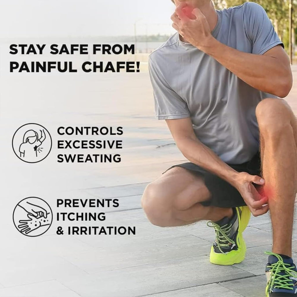Pee Safe Anti Chafe Stick - Coconut Oil & Aloe Vera Friction Balm for Thigh & Underarm Care | 2.65 Oz