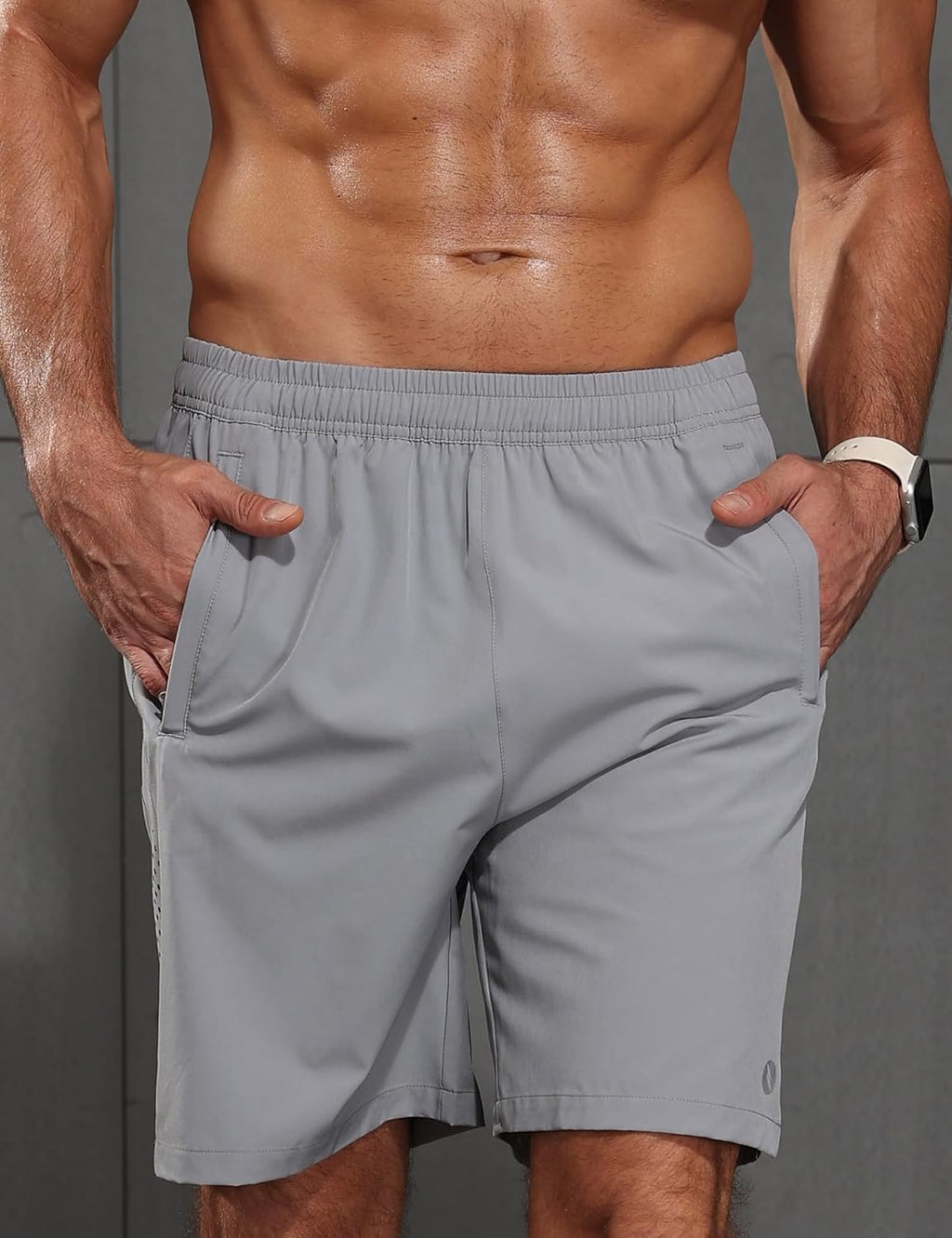 Skiennix Men's Athletic Running Shorts - Quick Dry Lightweight 7" Workout & Training Gym Shorts