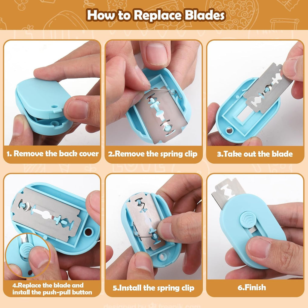 XANGNIER Bread Lame Dough Scoring Tool - Extractable & Magnetic with 5 Razor Blades | Perfect for Sourdough Baking