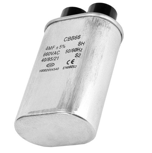 Golf Cart 4uF Capacitor, 4 uF Canister Type Fits E-Z-Go EZGO PowerWise II, Lester Replacement