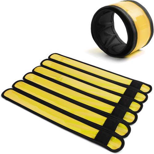 Esontstyle LED Light Up Slap Bracelets - Pack of 6 for Night Safety | Ideal for Cycling, Running, and Outdoor Sports