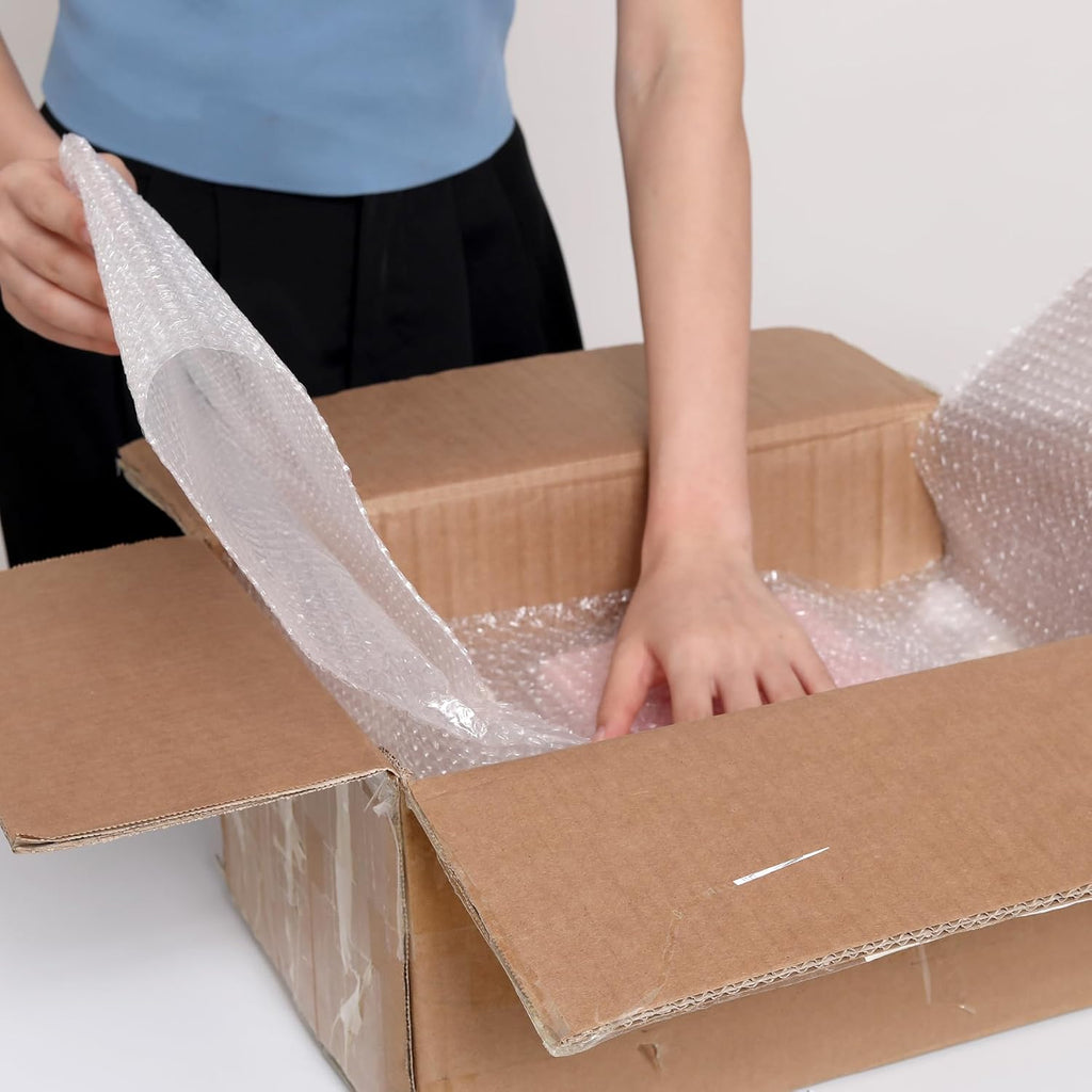 Wanguagua Bubble Packing Wrap - 12 Inch x 72 Ft | 2 Pack for Safe Moving & Shipping Supplies