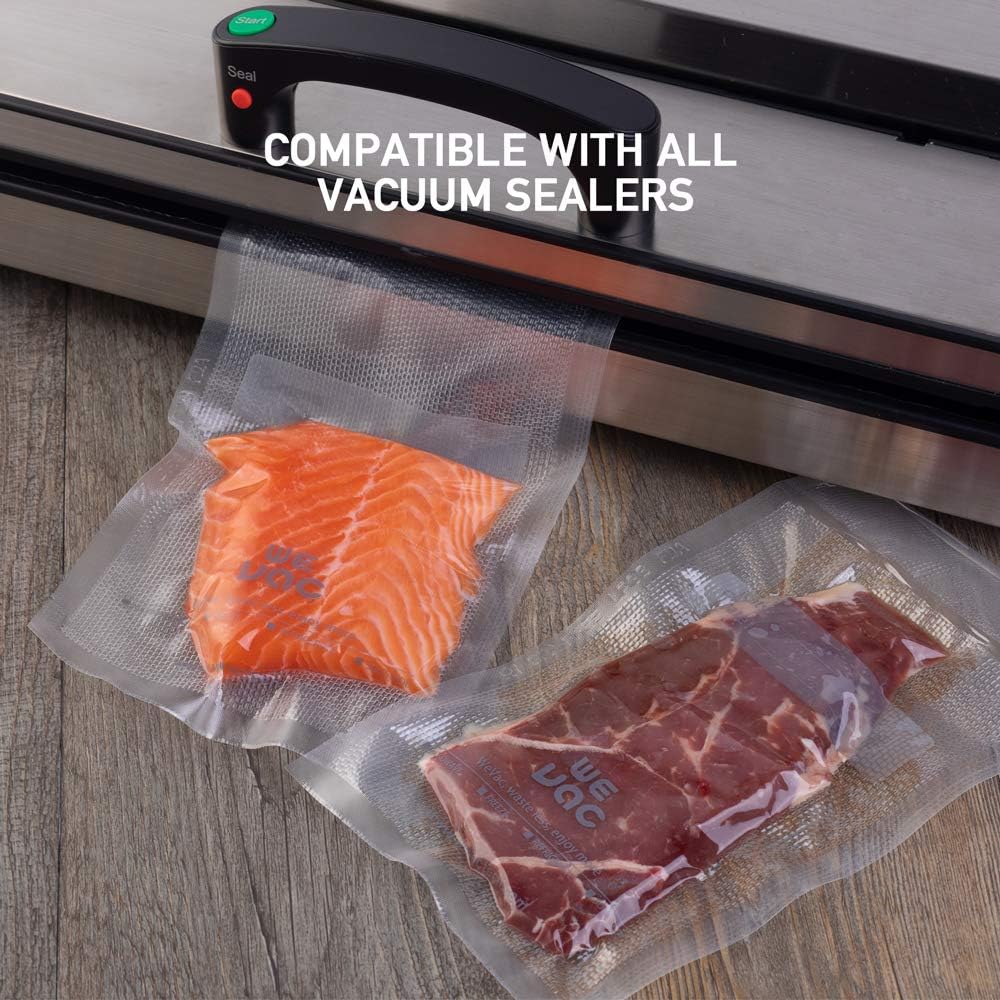 Wevac Food Vacuum Seal Roll - 11” x 150’ with Cutter, BPA Free, Ideal for Meal Prep & Storage