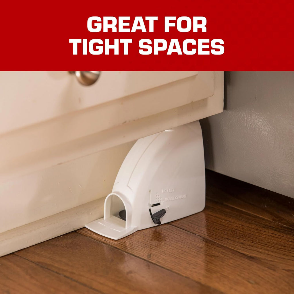 Tomcat Mouse Trap - Kill & Contain Rodents Safely | 2 Traps for Easy Disposal