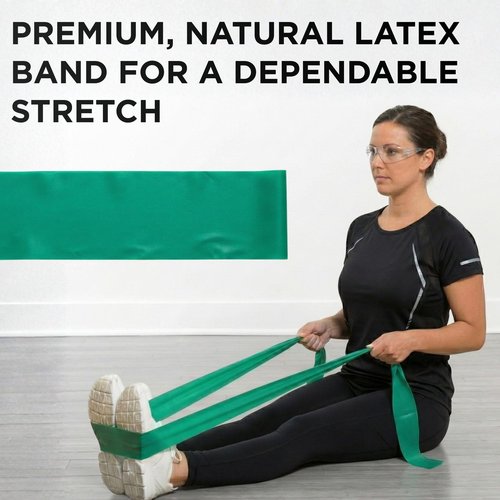 THERABAND Resistance Band, Green, Heavy, 50-Yard Roll, Elastic Band for Strength Training, Stretching, Yoga, Pilates, Physical Therapy, Portable & Cut-to-Length, Color-Coded Levels