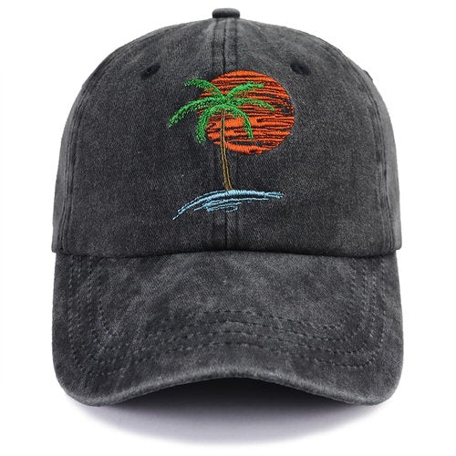 Hawaiian Beach Vacation Essentials, Sun Visor Hats for Travel Accessories, Tropical Vacation Outfits for Men Women, Birthday Gift for Dad Mom (US, Alpha, One Size, Black)