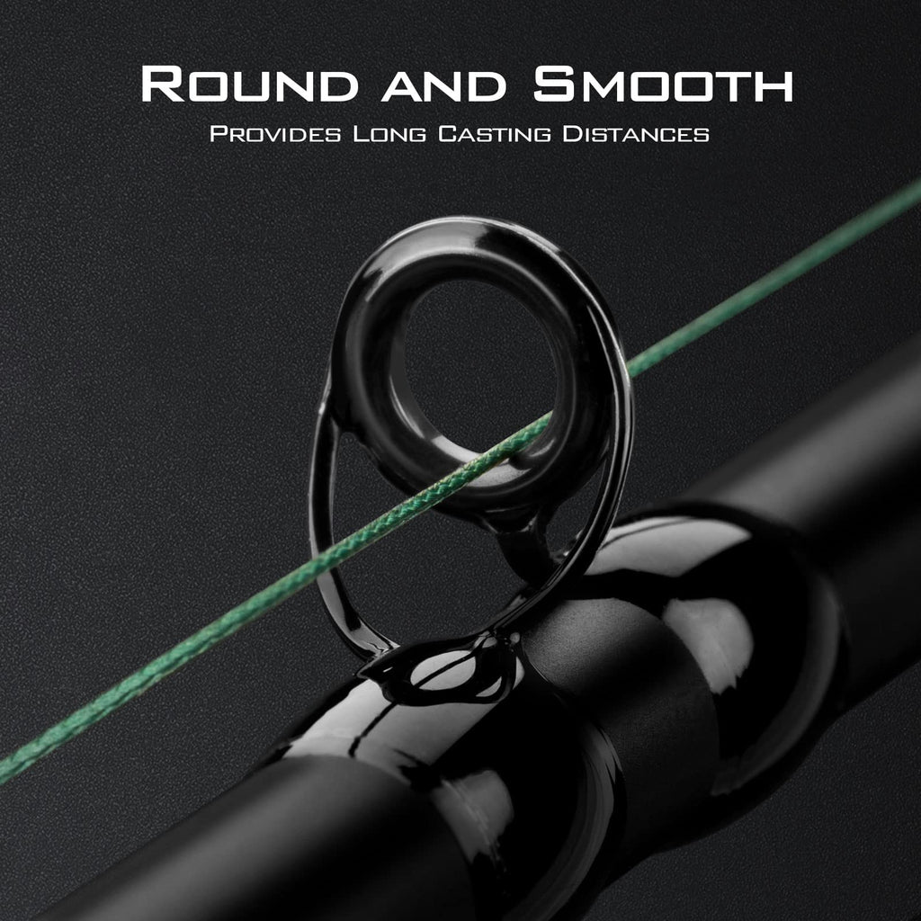 KastKing Superpower Silky8 Braided Fishing Line, Black, 8 Strands, 6LB, 300 Yds