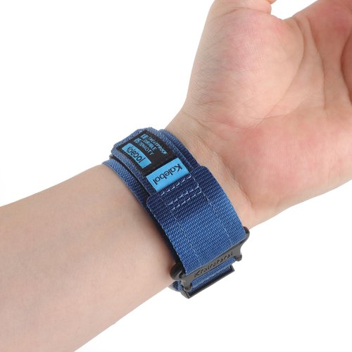 Nylon Watch Band Strap Compatible with For Casio GM-2100 GA-2100 GA-2110 GA-B2100 GM-5600 GM-6900 GM-2140GEM GBM-2100 GM-2110D GM-2110 (black blue, Medium)