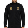 Track Jacket for Argentina Soccer Fan - Lionel Messi Licensed Unisex 88tj Bronze Medium