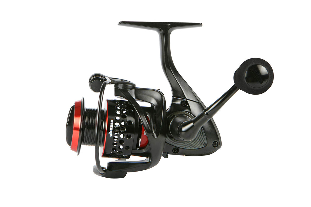 okuma Ceymar Spinning Reel Size 10 - 5Lb Max Drag Pressure, Black/Red