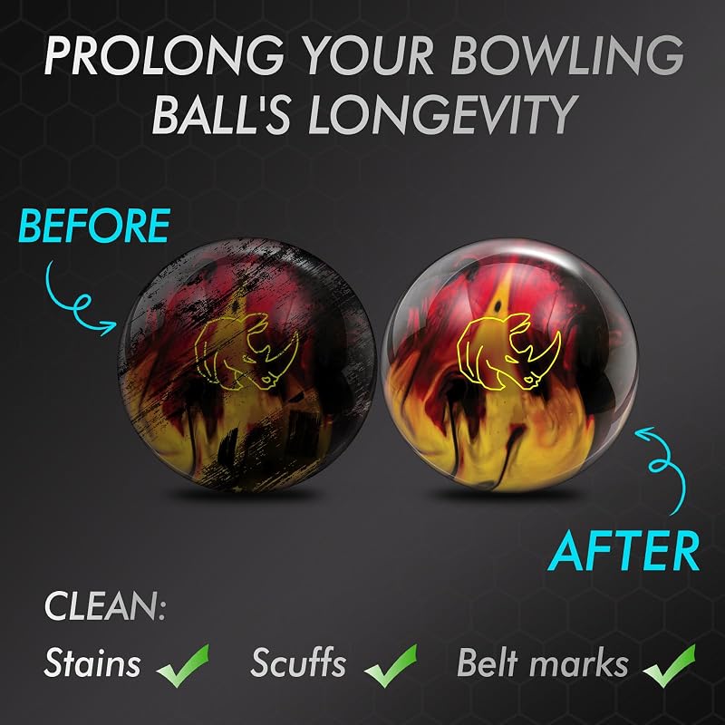Bowling Ball Cleaner & Towel Kit – Premium Bowling Accessories